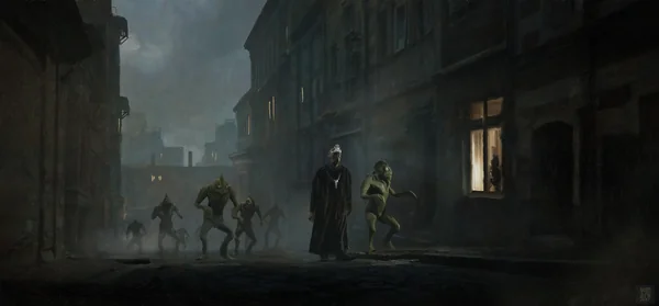 Along the streets of Innsmouth